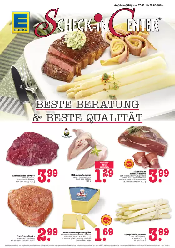 Scheck-in-Center Katalog | Große Auswahl an Angeboten | 2026-05-07T00:00:00.000Z - 2026-05-09T00:00:00.000Z