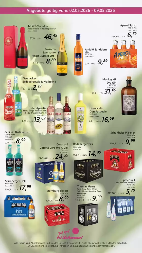Getränke Lehmann Katalog | Angebote gültig  | 2026-05-04T00:00:00.000Z - 2026-05-09T00:00:00.000Z