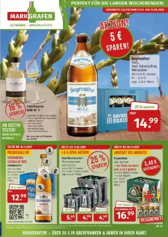 Markgrafen Katalog | Perfekt Fur Die Langen Wochenenden! | 2026-05-04T00:00:00.000Z - 2026-05-16T00:00:00.000Z
