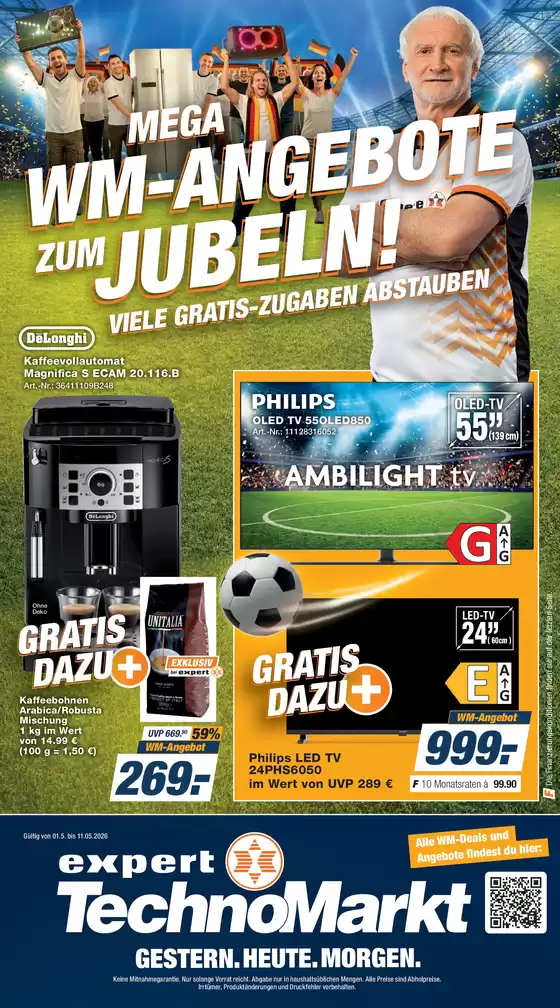 Expert  Technomarkt Katalog | MEGA WM-ANGEBOTE ZUM JUBELN!  | 2026-05-05T00:00:00.000Z - 2026-05-11T00:00:00.000Z