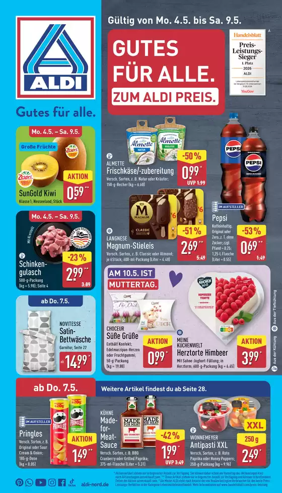 Aldi Nord Reisen Katalog | Aldi Süd Reisen flugblatt | 2026-05-04T00:00:00.000Z - 2026-05-09T00:00:00.000Z