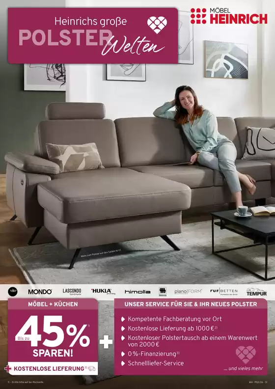 Möbel Heinrich Katalog | Unsere besten Angebote für Sie | 2026-05-05T00:00:00.000Z - 2026-05-12T00:00:00.000Z