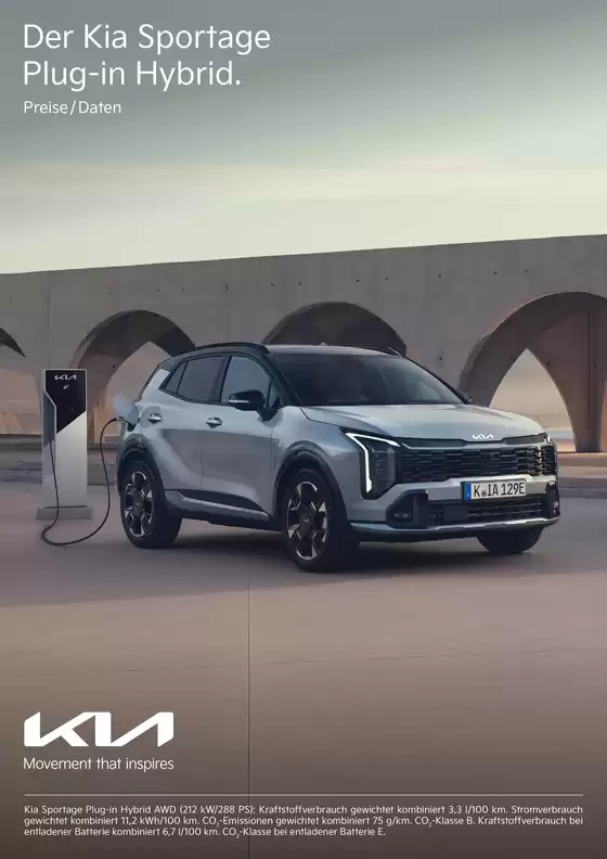 KIA Prospekt in | Kia Germany Sportage PHEV Preisliste | 2026-05-05T00:00:00.000Z - 2027-05-05T00:00:00.000Z