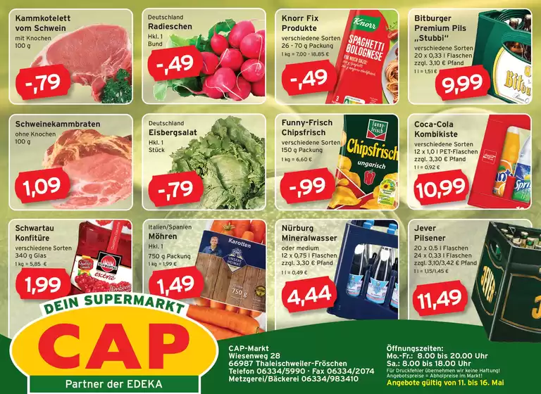 CAP Markt Katalog in Demmin | Große Auswahl an Angeboten | 2026-05-11T00:00:00.000Z - 2026-05-16T00:00:00.000Z