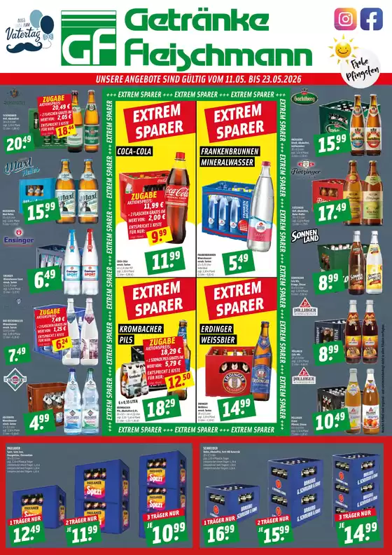 Getränke Fleischmann Katalog | Angebote  | 2026-05-13T00:00:00.000Z - 2026-05-23T00:00:00.000Z