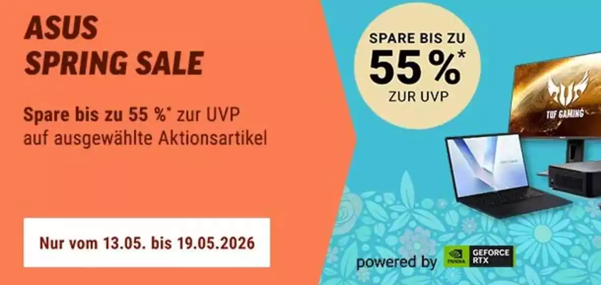 Notebooksbilliger Katalog | Asus Spring Sale | 2026-05-13T00:00:00.000Z - 2026-05-25T00:00:00.000Z