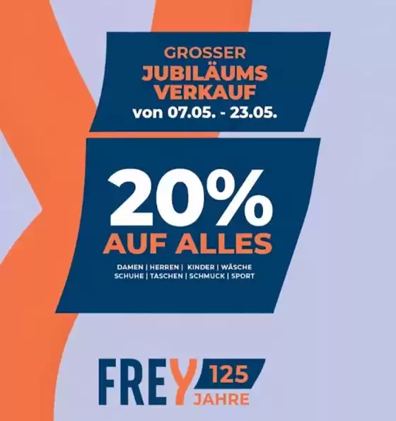 Frey Katalog in Reichelsheim (Odenwald) | Grosser Jubilaums Verkauf | 2026-05-13T00:00:00.000Z - 2026-05-23T00:00:00.000Z