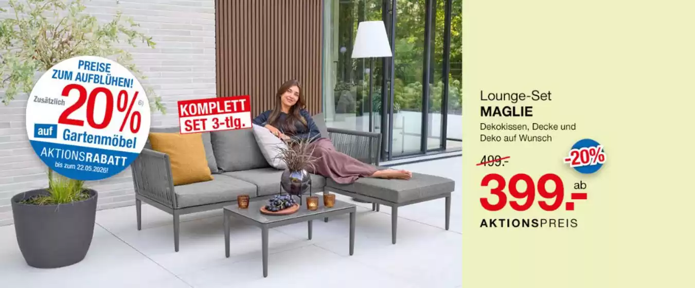 Ostermann Möbel Katalog | Preise Zum Aufbluhen! | 2026-05-13T00:00:00.000Z - 2026-05-30T00:00:00.000Z