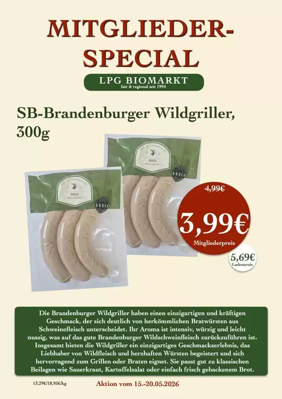 LPG Biomarkt Katalog | Mitgliederspecial | 2026-05-15T00:00:00.000Z - 2026-05-20T00:00:00.000Z