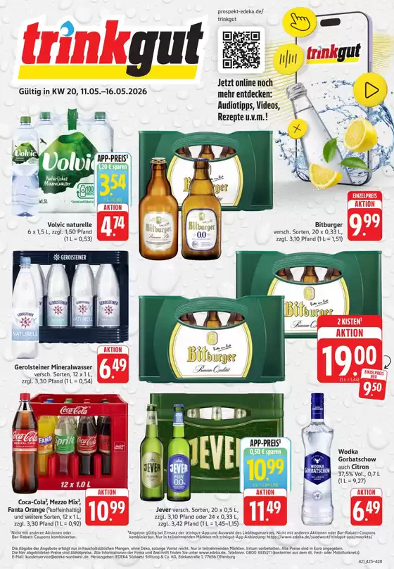 trinkgut Katalog | Unsere besten Angebote für Sie | 2026-05-11T00:00:00.000Z - 2026-05-16T00:00:00.000Z