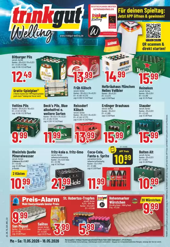 trinkgut Katalog in Markt Berolzheim | Große Auswahl an Angeboten | 2026-05-11T00:00:00.000Z - 2026-05-16T00:00:00.000Z
