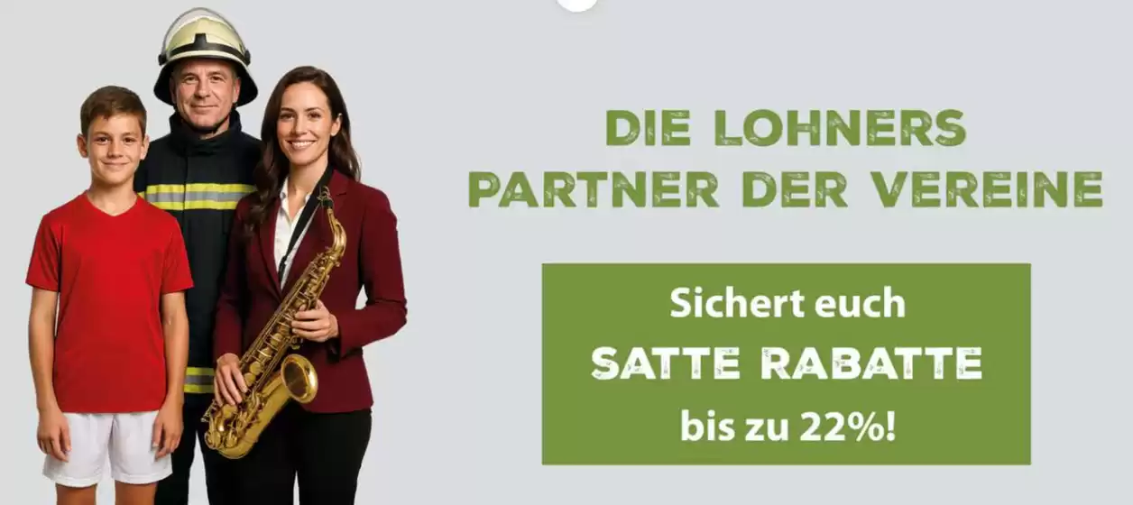 Die Lohners Katalog | Die Lohners Partner Der Vereine! | 2026-05-14T00:00:00.000Z - 2026-05-30T00:00:00.000Z