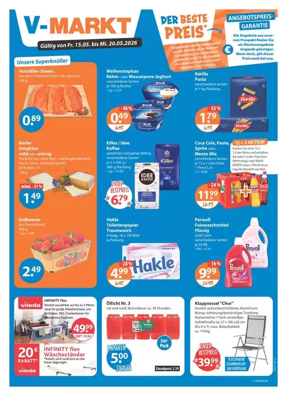 V Markt Katalog | Tolles Angebot für alle Kunden | 2026-05-15T00:00:00.000Z - 2026-05-20T00:00:00.000Z