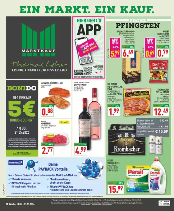 Marktkauf Katalog | Jetzt sparen mit unseren Deals | 2026-05-18T00:00:00.000Z - 2026-05-23T00:00:00.000Z