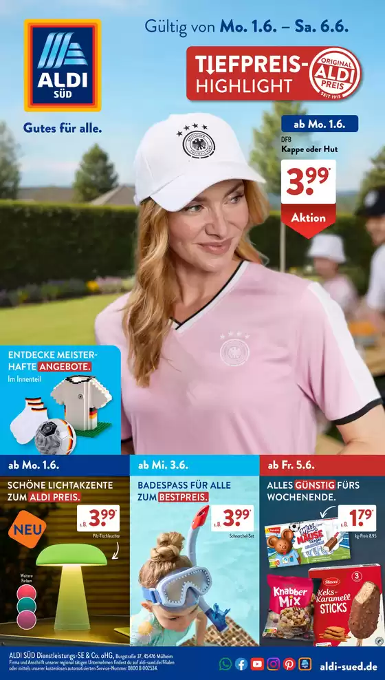 Aldi Süd Katalog | Angebote für Schnäppchenjäger | 2026-06-01T00:00:00.000Z - 2026-06-06T00:00:00.000Z