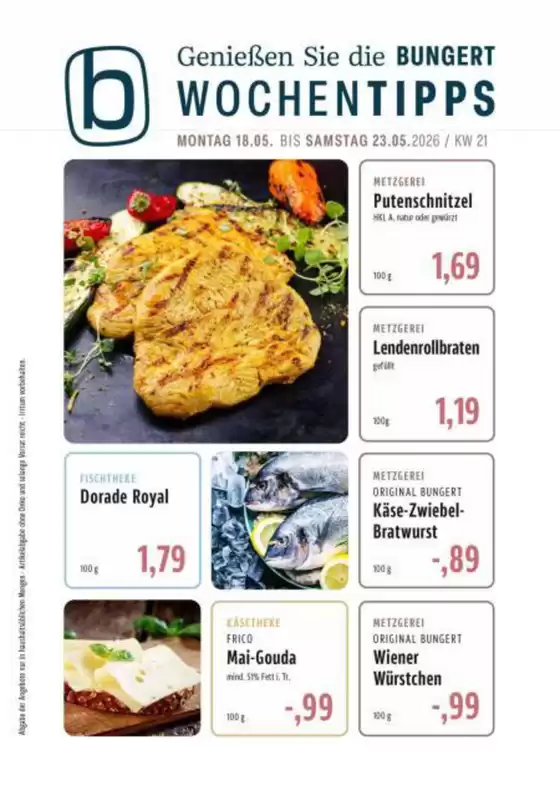 BUNGERT Katalog | BUNGERT flugblatt | 2026-05-18T00:00:00.000Z - 2026-05-23T00:00:00.000Z