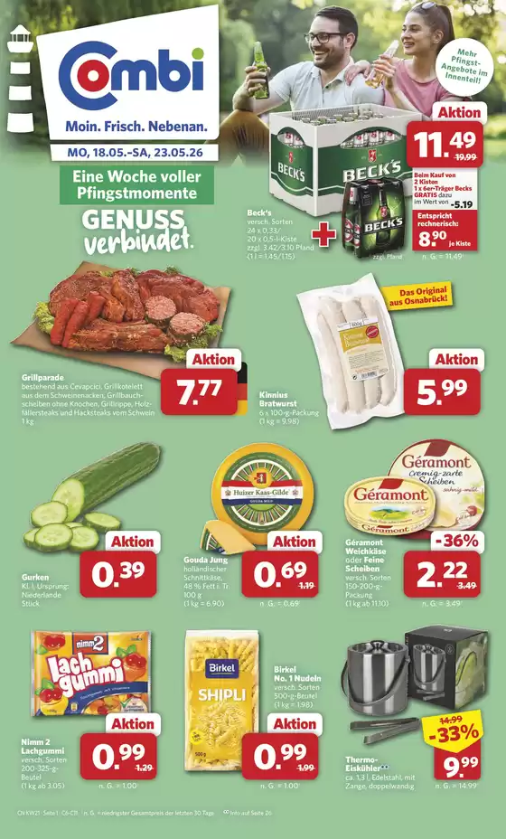 Combi Markt Katalog | Exklusive Schnäppchen | 2026-05-18T00:00:00.000Z - 2026-05-23T00:00:00.000Z