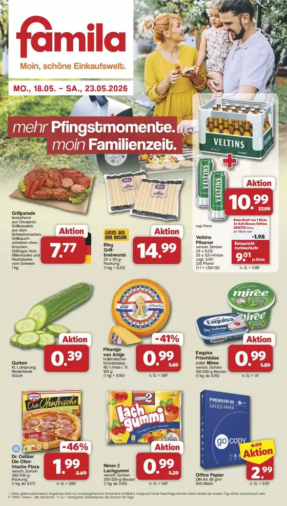 famila Nordwest Katalog | Markt - Angebote | 2026-05-18T00:00:00.000Z - 2026-05-23T00:00:00.000Z