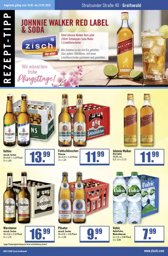 Zisch Katalog | Tolle Rabatte auf ausgewählte Produkte | 2026-05-18T00:00:00.000Z - 2026-05-23T00:00:00.000Z