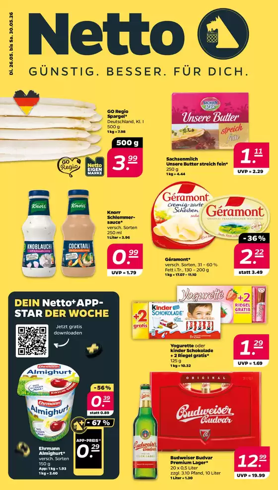 Netto Katalog in Klostermansfeld | Tolles Angebot für Schnäppchenjäger | 2026-05-26T00:00:00.000Z - 2026-05-30T00:00:00.000Z