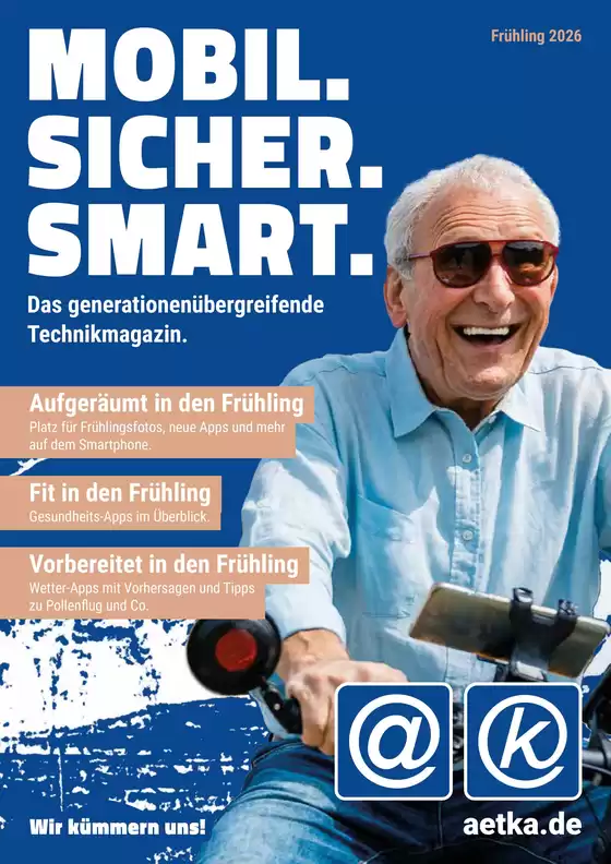 aetka Katalog | MOBIL. SICHER. SMART. | 2026-05-18T00:00:00.000Z - 2026-08-31T00:00:00.000Z