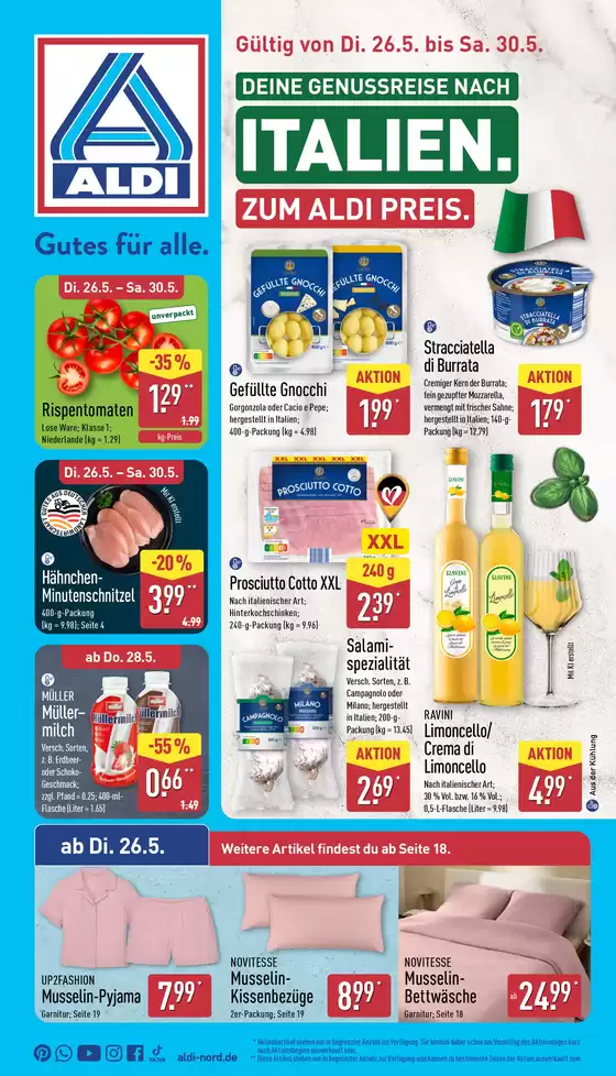 Aldi Nord Katalog in Hemsbünde | Exklusive Deals und Schnäppchen | 2026-05-26T00:00:00.000Z - 2026-05-30T00:00:00.000Z
