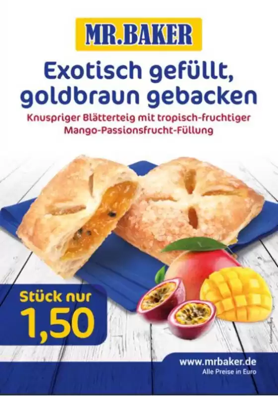 Mr Baker Katalog | Exotisch Gefullt, Goldbraun Gebacken | 2026-05-20T00:00:00.000Z - 2026-05-31T00:00:00.000Z