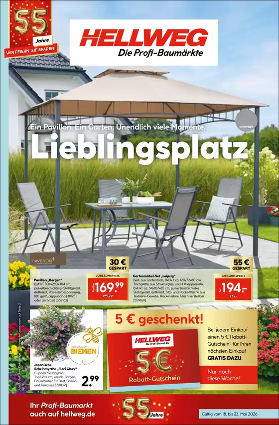 Hellweg Katalog | Lieblingsplatz | 2026-05-20T00:00:00.000Z - 2026-05-23T00:00:00.000Z