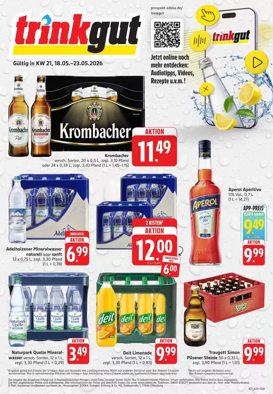 trinkgut Katalog | Aktuelle Schnäppchen und Angebote | 2026-05-18T00:00:00.000Z - 2026-05-23T00:00:00.000Z