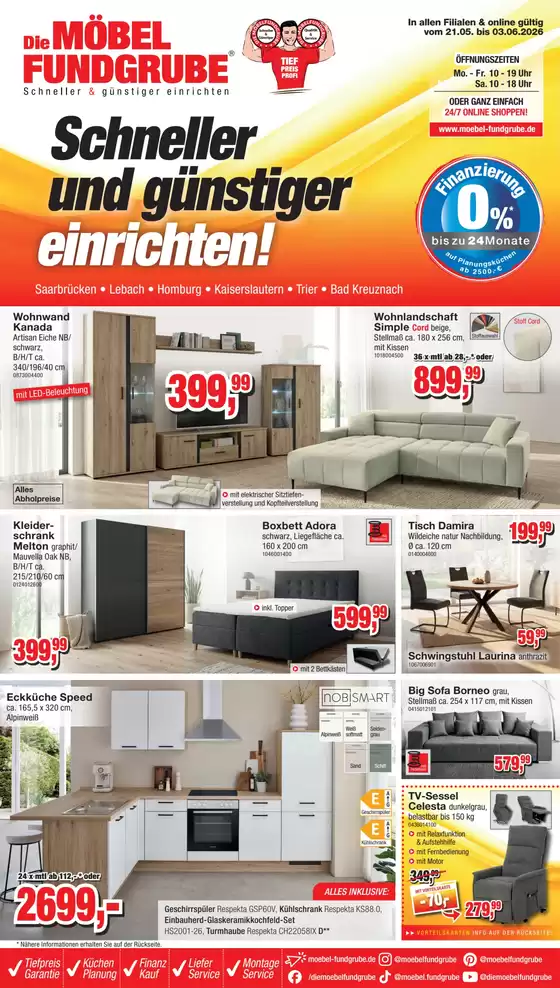 Möbelfundgrube Katalog | Möbelfundgrube flugblatt | 2026-05-21T00:00:00.000Z - 2026-06-03T00:00:00.000Z