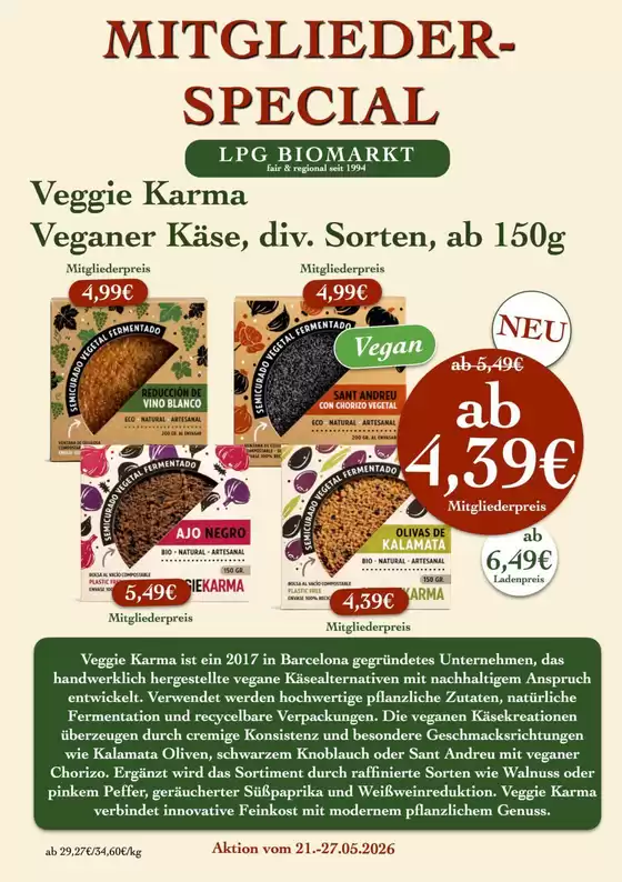 LPG Biomarkt Katalog | Mitgliederspecial | 2026-05-21T00:00:00.000Z - 2026-05-27T00:00:00.000Z