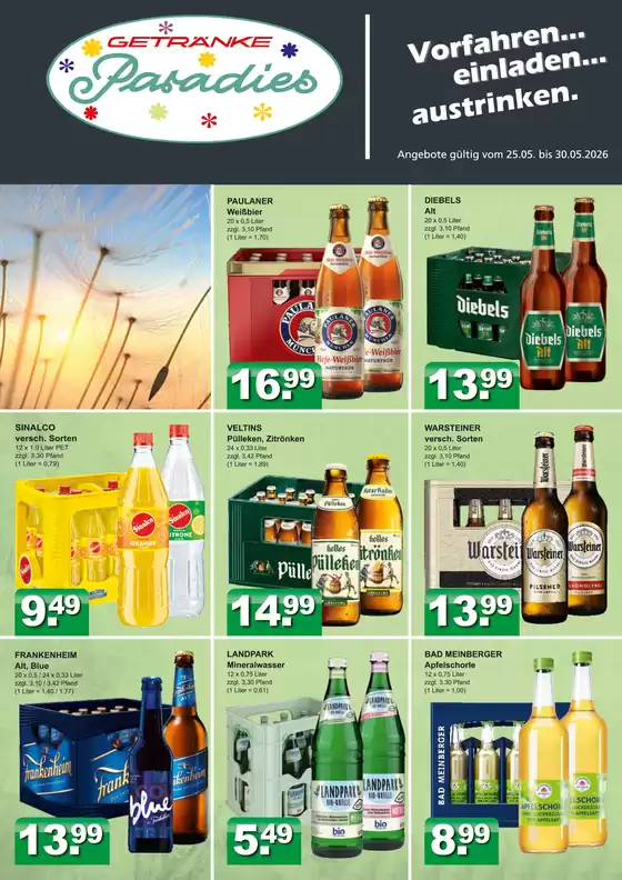 Getränkeparadies Gefromm Katalog | Unsere besten Deals für Sie | 2026-05-25T00:00:00.000Z - 2026-05-30T00:00:00.000Z
