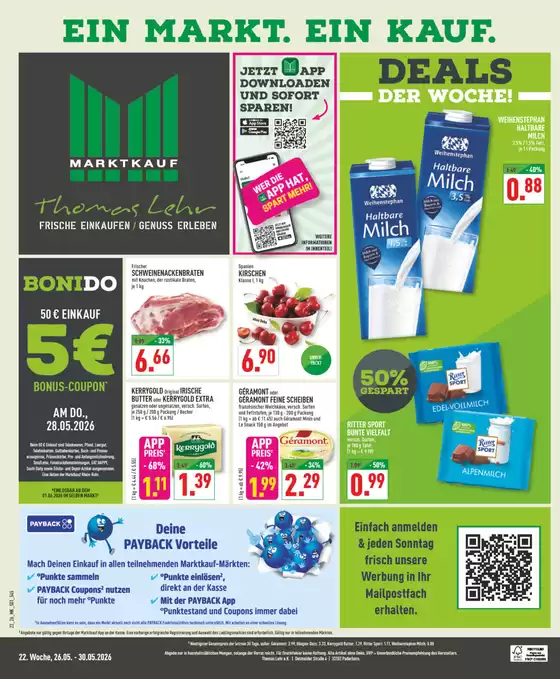Marktkauf Katalog | Neue Angebote zum Entdecken | 2026-05-26T00:00:00.000Z - 2026-05-30T00:00:00.000Z