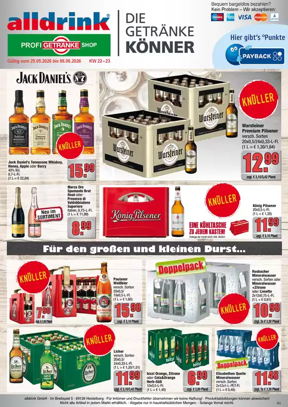 Profi Getränke Katalog | Rabatte und Aktionen | 2026-05-25T00:00:00.000Z - 2026-06-06T00:00:00.000Z