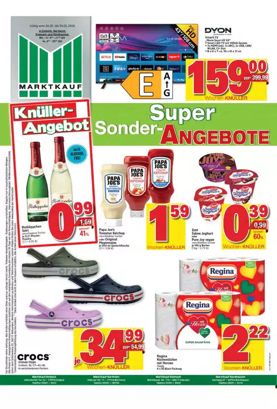 Marktkauf Katalog | Unsere besten Deals für Sie | 2026-05-26T00:00:00.000Z - 2026-05-30T00:00:00.000Z