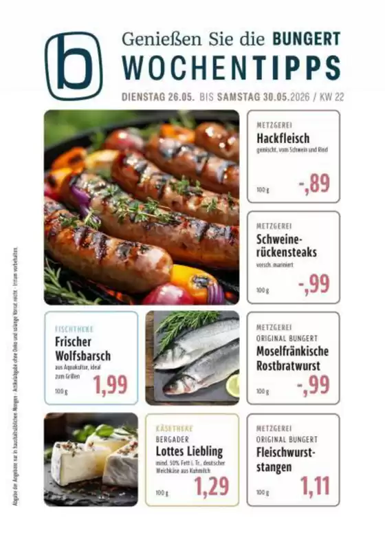 BUNGERT Katalog | BUNGERT flugblatt | 2026-05-26T00:00:00.000Z - 2026-05-30T00:00:00.000Z