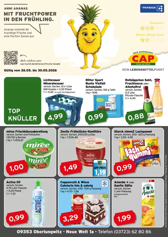 CAP Markt Katalog | Unsere besten Deals für Sie | 2026-05-26T00:00:00.000Z - 2026-05-30T00:00:00.000Z