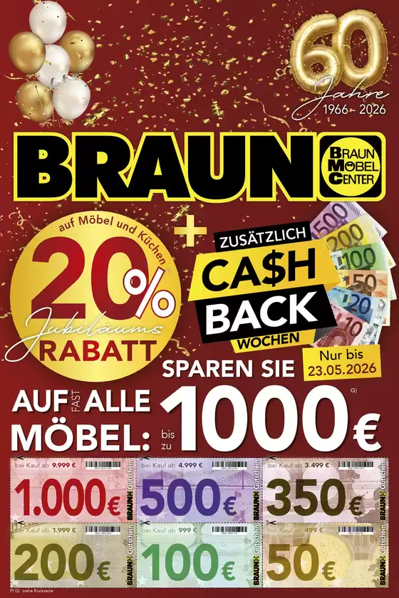 Möbel Braun Katalog | AUF FAST ALLE MÖBEL | 2026-05-26T00:00:00.000Z - 2026-06-06T00:00:00.000Z