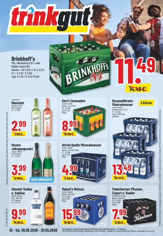 trinkgut Katalog | trinkgut flugblatt | 2026-05-26T00:00:00.000Z - 2026-05-30T00:00:00.000Z