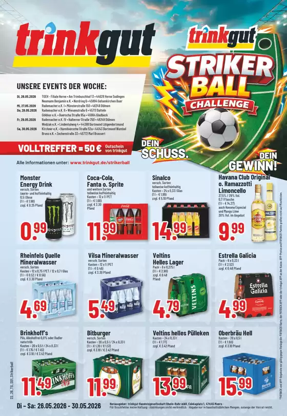 trinkgut Katalog | Angebote für Schnäppchenjäger | 2026-05-26T00:00:00.000Z - 2026-05-30T00:00:00.000Z