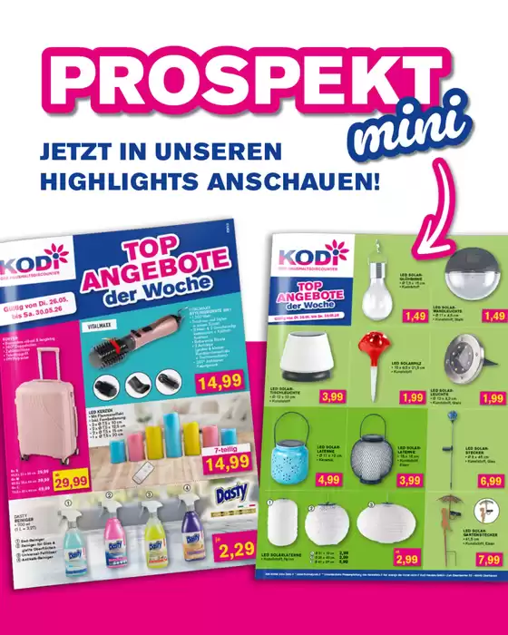 KODi Katalog in Esens | Exklusive Schnäppchen | 2026-05-26T00:00:00.000Z - 2026-05-30T00:00:00.000Z