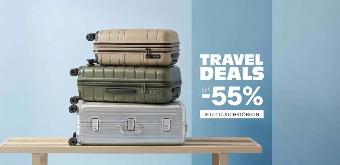 Koffer Arena Katalog in Schwandorf | Travel Deals Bus -55% | 2026-05-29T00:00:00.000Z - 2026-06-30T00:00:00.000Z