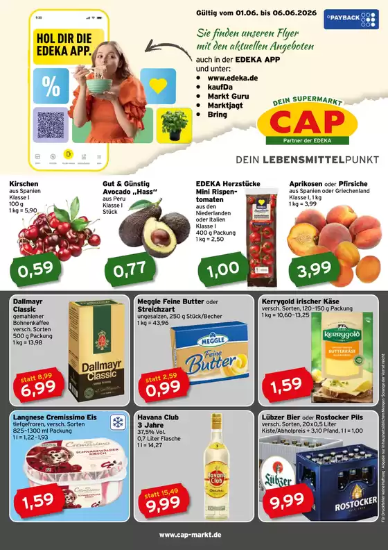CAP Markt Katalog in Starzach | Exklusive Deals und Schnäppchen | 2026-06-01T00:00:00.000Z - 2026-06-06T00:00:00.000Z