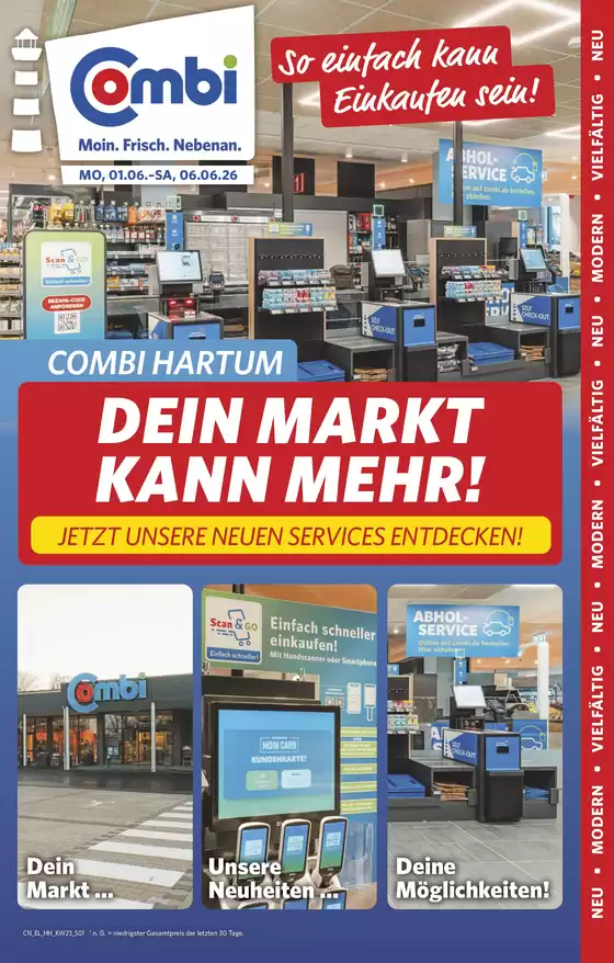 Combi Markt Katalog in Ganderkesee | Exklusive Deals und Schnäppchen | 2026-06-01T00:00:00.000Z - 2026-06-06T00:00:00.000Z