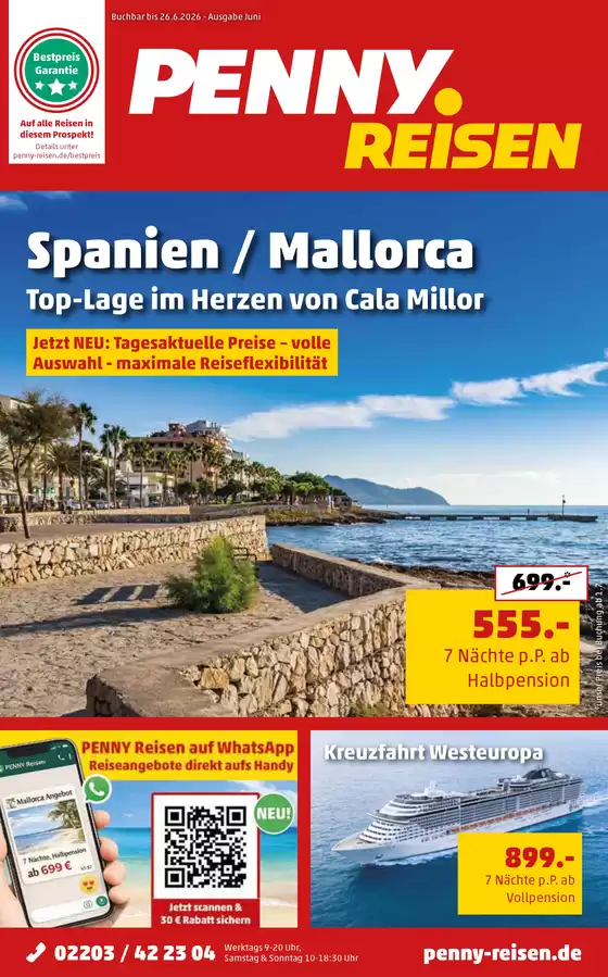 Penny Reisen Katalog in Breitnau | PENNY Reisen Prospekt 2026 06 komprimiert | 2026-06-01T00:00:00.000Z - 2026-06-26T00:00:00.000Z