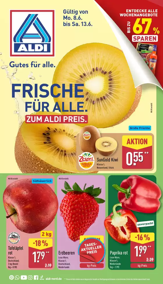 Aldi Nord Katalog | Top-Deals und Rabatte | 2026-06-08T00:00:00.000Z - 2026-06-13T00:00:00.000Z