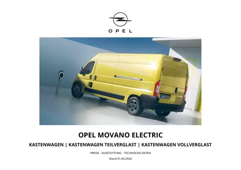 Opel Katalog | Preisliste Opel Movano Electric Kastenwagen 01062026 | 2026-01-01T00:00:00.000Z - 2027-06-01T00:00:00.000Z