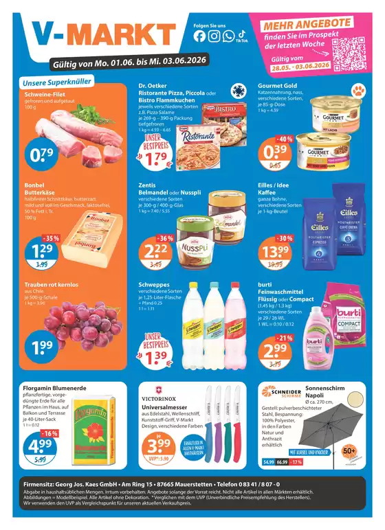 V Markt Katalog | Top-Deals für alle Kunden | 2026-06-01T00:00:00.000Z - 2026-06-03T00:00:00.000Z