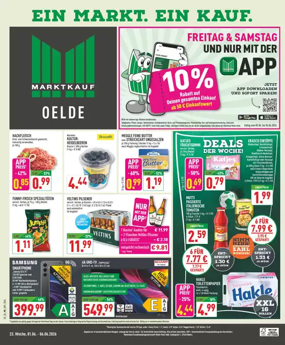 Marktkauf Katalog | Rabatte und Aktionen | 2026-06-01T00:00:00.000Z - 2026-06-06T00:00:00.000Z
