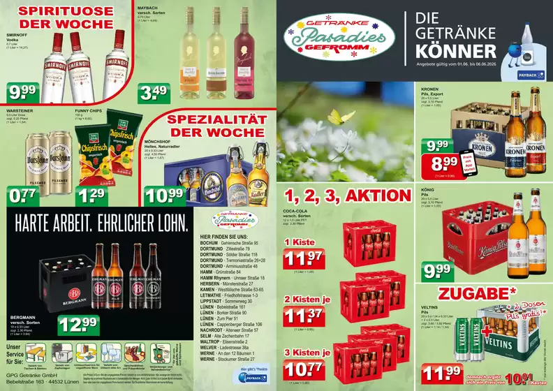Getränkeparadies Gefromm Katalog | Getränkeparadies Gefromm flugblatt | 2026-06-01T00:00:00.000Z - 2026-06-06T00:00:00.000Z